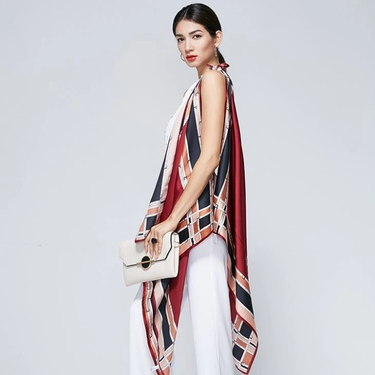 Print Silk Scarf