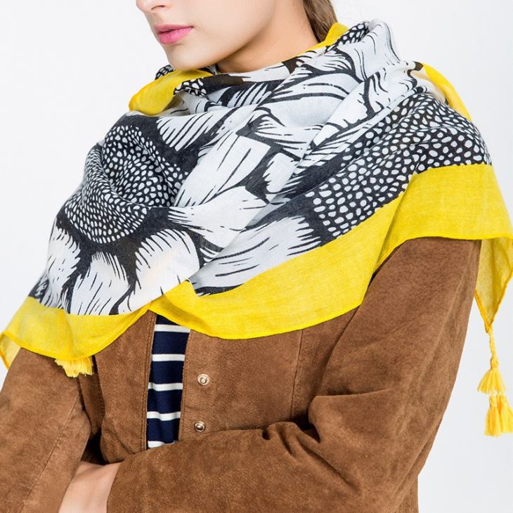 Long Thin Silk Scarf