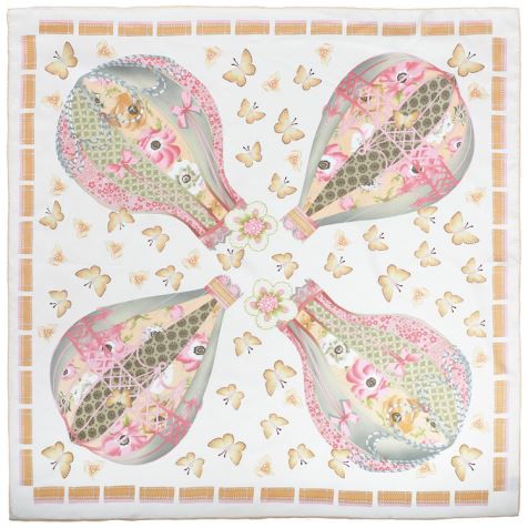 Lady Hand rullet 100% silke tørklæde